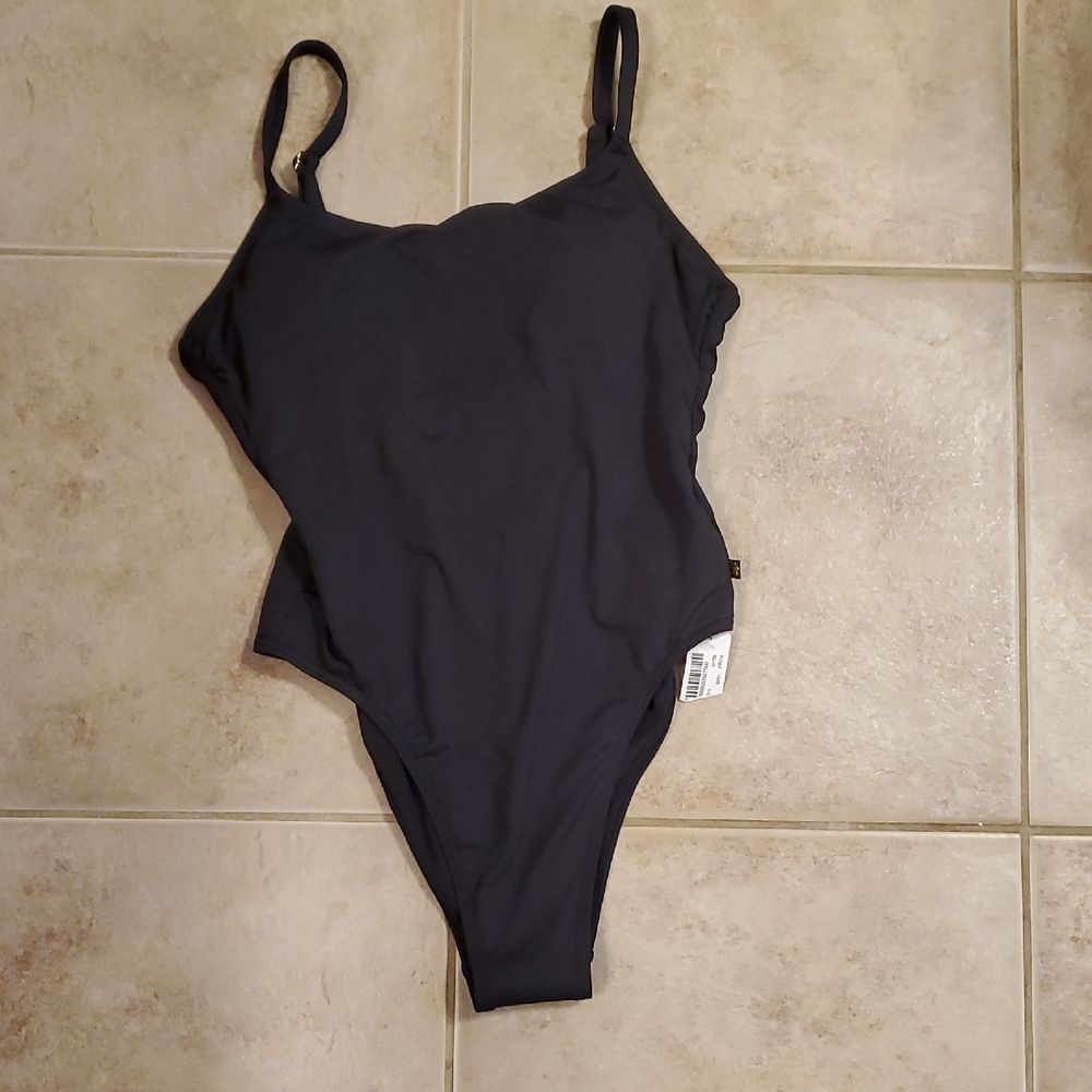 Black One-Piece Swimsuit